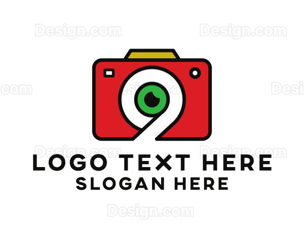 Number 9 Camera Logo
