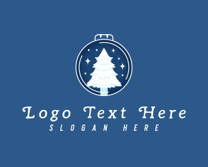 Winter Christmas Tree logo