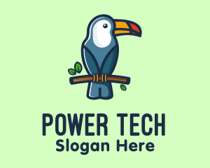 Tropical Toucan Bird Logo