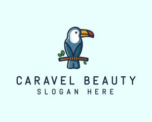 Tropical Toucan Bird logo design