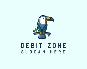 Tropical Toucan Bird logo design