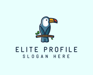 Tropical Toucan Bird logo design