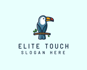 Tropical Toucan Bird logo design