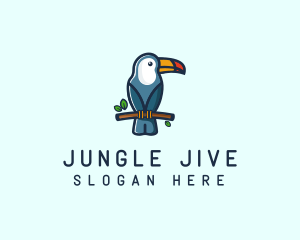 Tropical Toucan Bird logo