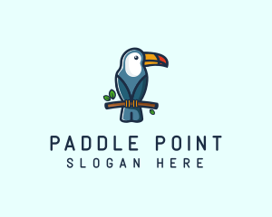 Tropical Toucan Bird logo design