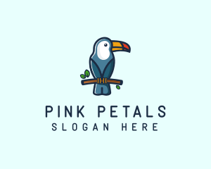 Tropical Toucan Bird logo design