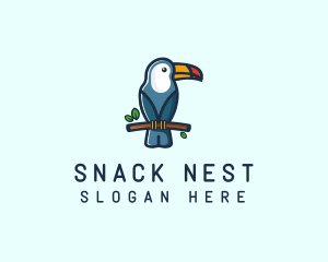 Tropical Toucan Bird logo design