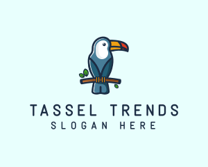 Tropical Toucan Bird logo design