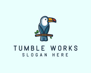 Tropical Toucan Bird logo design