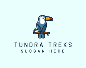 Tropical Toucan Bird logo design