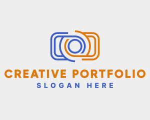 Simple Photography Camera logo design