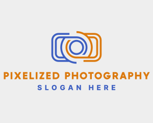 Simple Photography Camera logo design