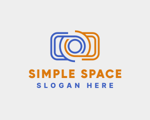 Simple Photography Camera logo design