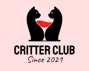 Feline Wine Bar  logo design