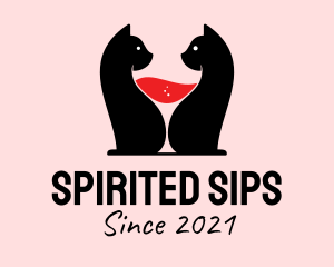 Feline Wine Bar  logo design