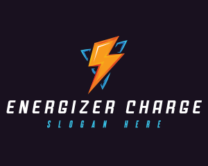 Thunder Electric Bolt logo design