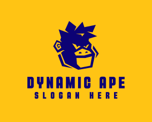 Monkey Ape Gorilla logo design