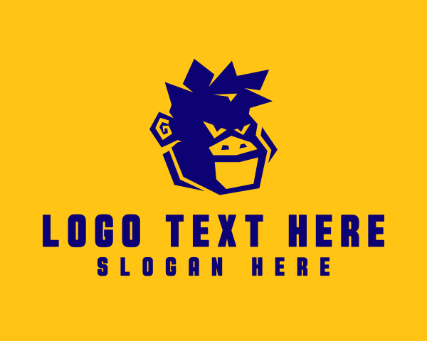 Blue And Yellow logo example 3