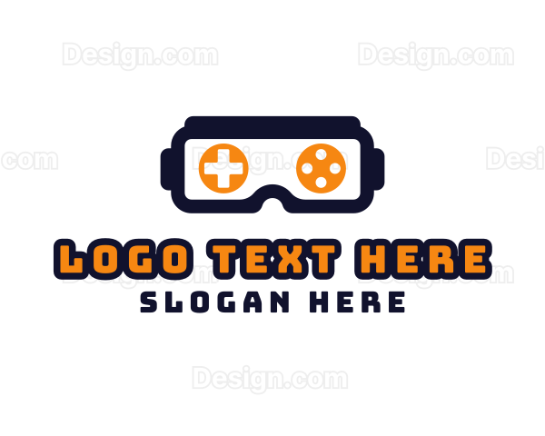 VR Game Controller Goggles Logo