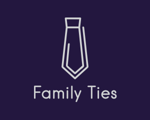 Paper Clip Necktie logo design