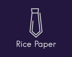 Paper Clip Necktie logo design