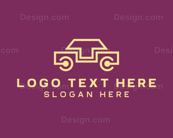 Taxi Cab Vehicle Logo