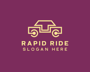 Taxi Cab Vehicle logo design