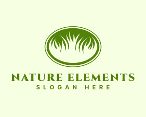 Nature Plant Grass logo design