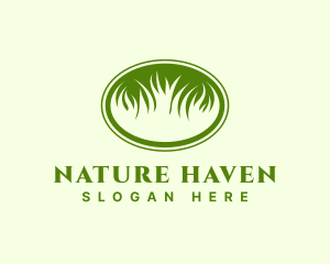 Nature Plant Grass logo design