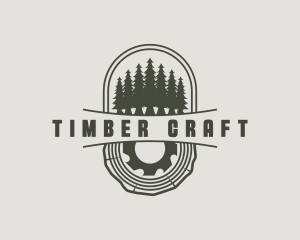 Pine Tree Woodwork logo design