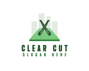 Cutter Blade Tool logo design