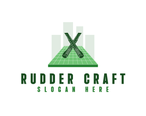 Cutter Blade Tool logo design