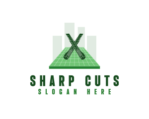 Cutter Blade Tool logo design