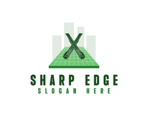 Cutter Blade Tool logo design