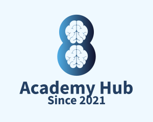Brain Psychology Number 8 logo