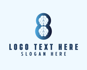 Brain Psychology Number 8 logo