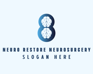 Brain Psychology Number 8 logo