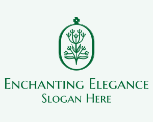 Organic Floral Fragrance  logo design