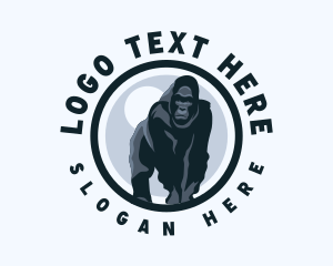Wild Gorilla Beast logo