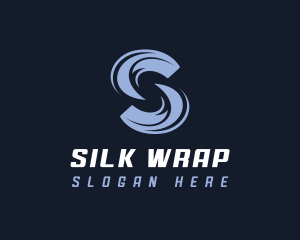 Company Waves Letter S logo design