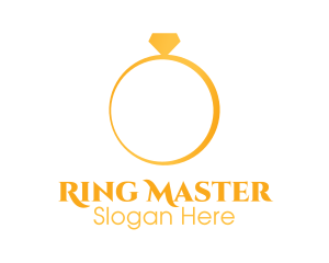 Minimalist Wedding Ring logo