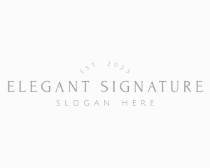 Luxe Elegant Company logo design