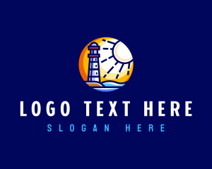 Coastal Lighthouse Seaside logo