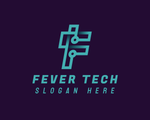 Digital Tech Industry logo design