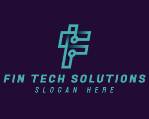 Digital Tech Industry logo design