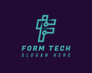 Digital Tech Industry logo design