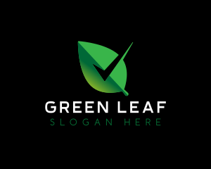 Leaf Plant Check logo design