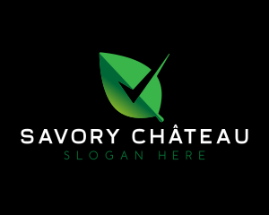 Leaf Plant Check logo design