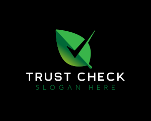 Leaf Plant Check logo design