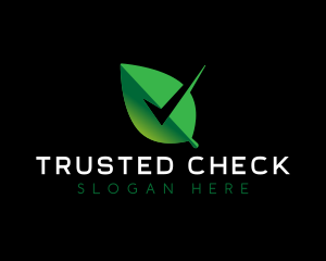 Leaf Plant Check logo design